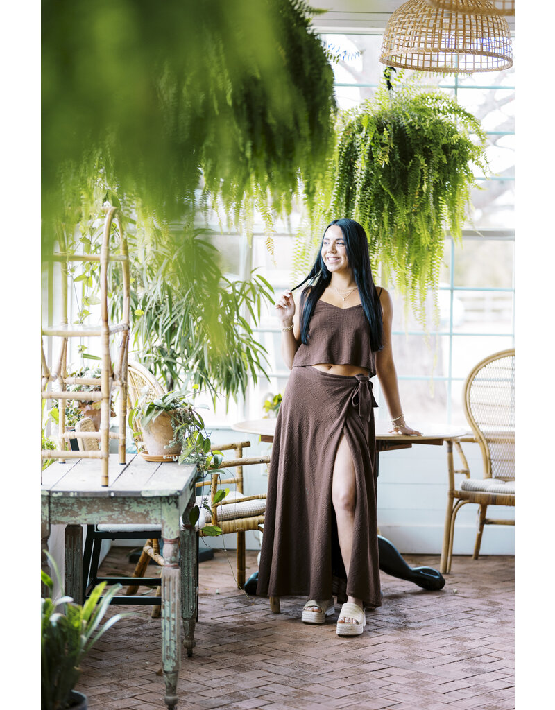 Z Supply Salerno Wrap Midi Skirt