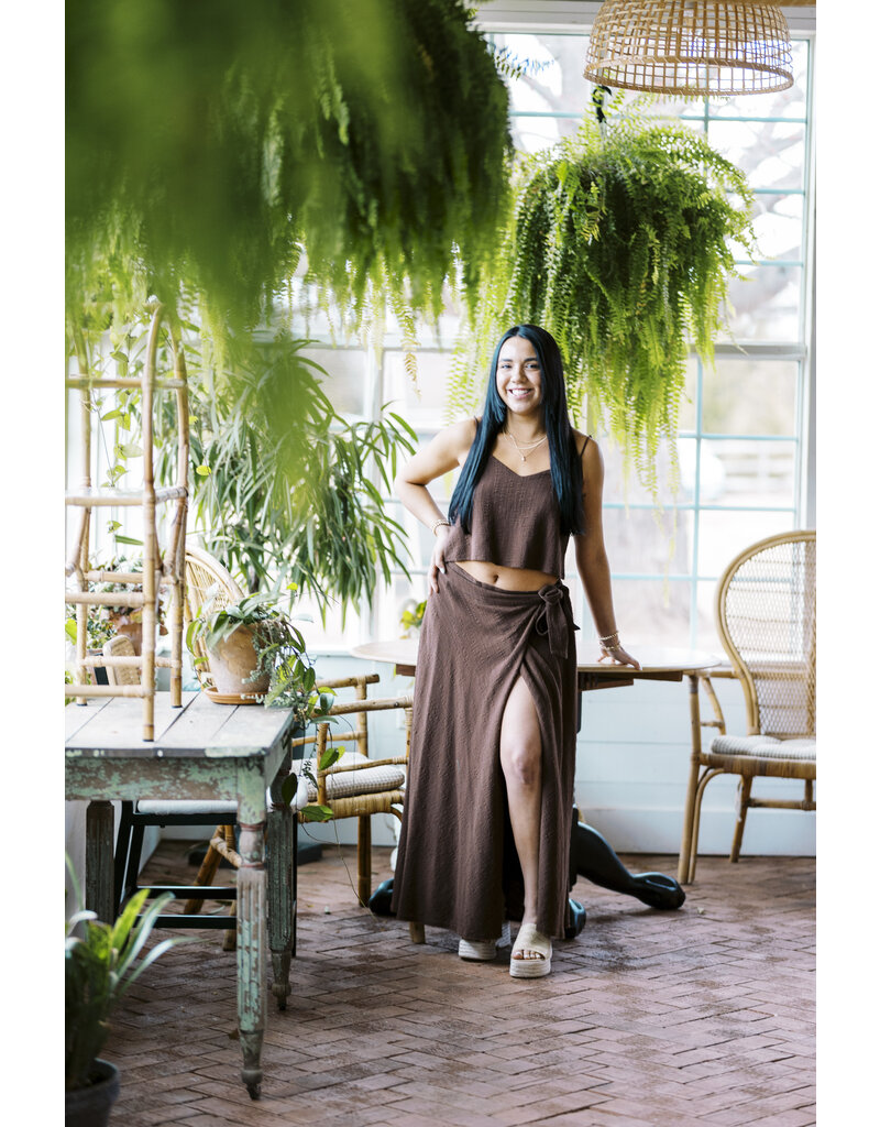 Z Supply Salerno Wrap Midi Skirt