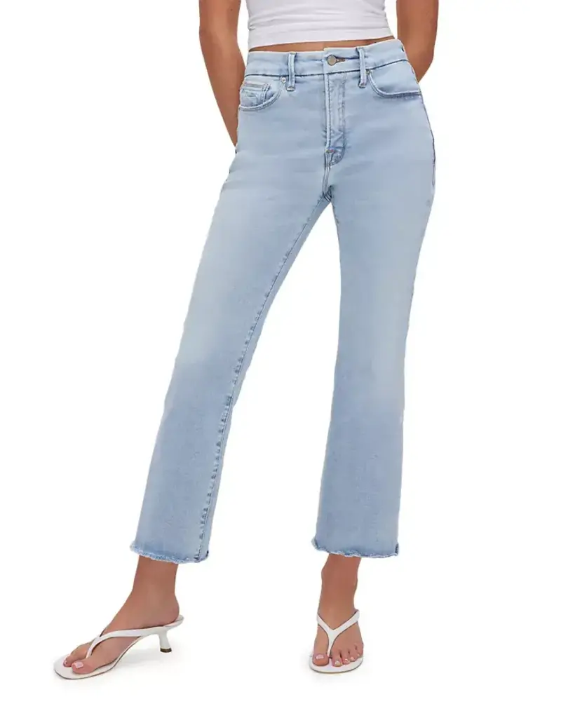 Good American Always Fits Good Legs Crop Mini Boot Jeans