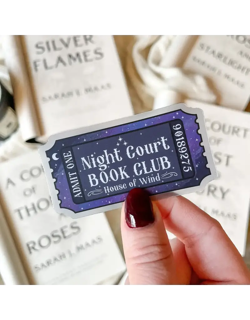 meaggie moos Night Court Book Club ACOTAR Sticker