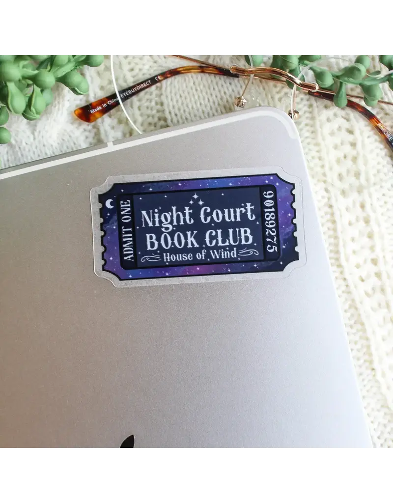 meaggie moos Night Court Book Club ACOTAR Sticker