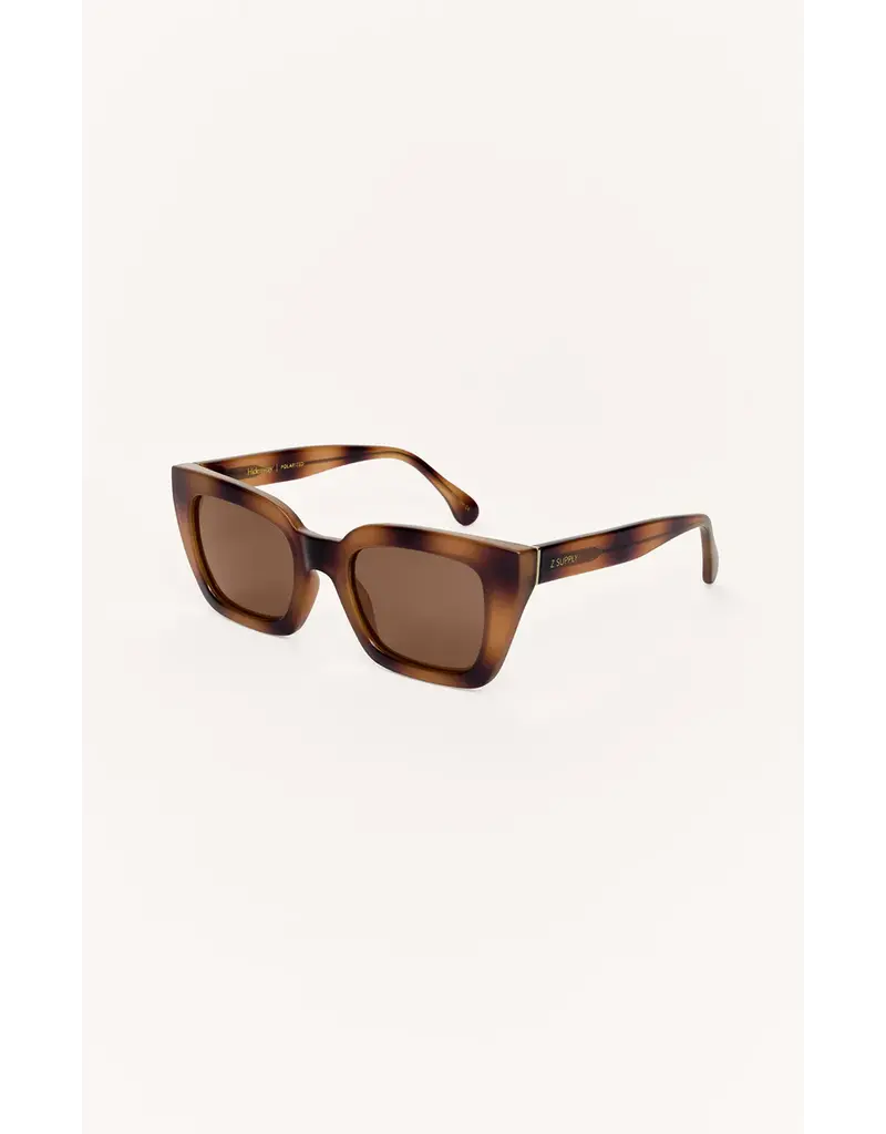 Z Supply Hideaway Brown Tort Brown Polar Sunnies