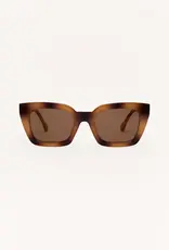 Z Supply Hideaway Brown Tort Brown Polar Sunnies