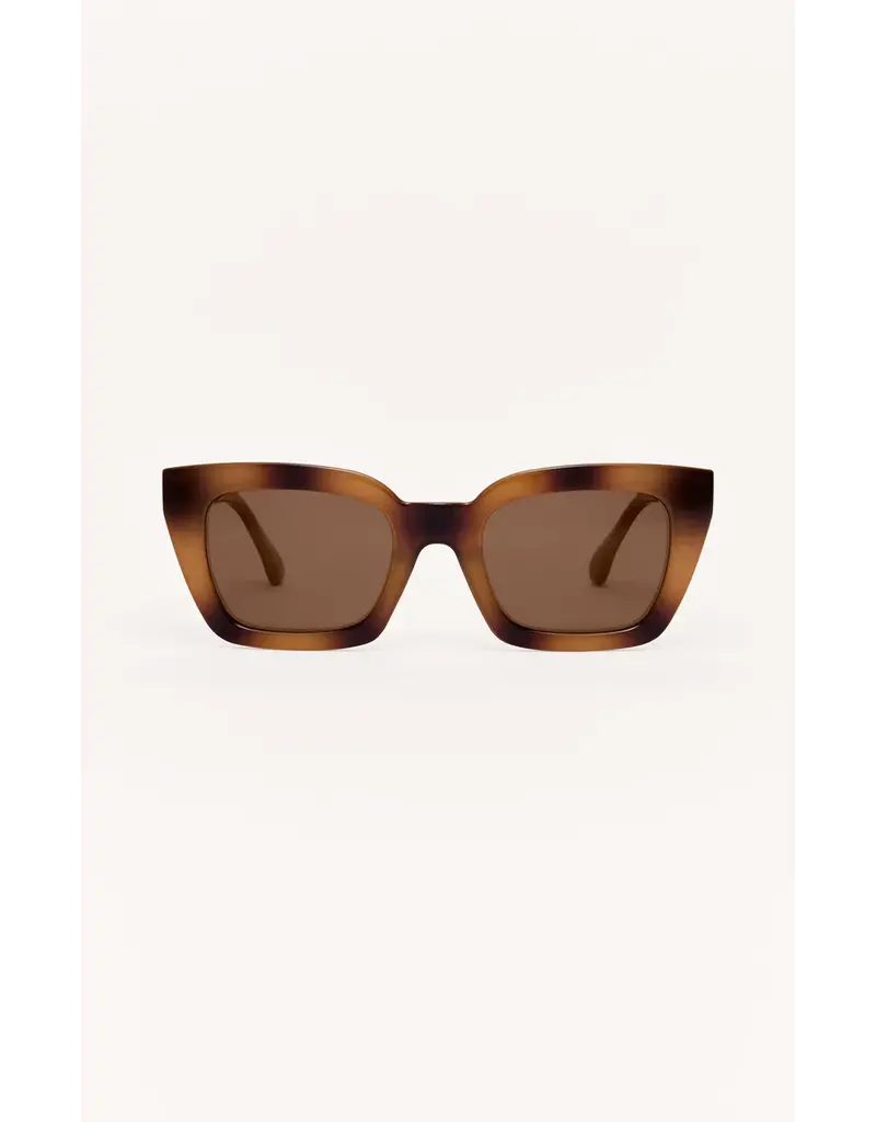 Z Supply Hideaway Brown Tort Brown Polar Sunnies