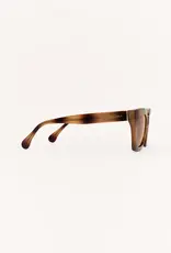 Z Supply Hideaway Brown Tort Brown Polar Sunnies