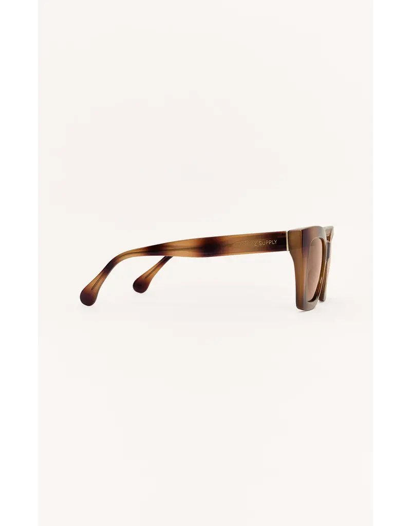 Z Supply Hideaway Brown Tort Brown Polar Sunnies