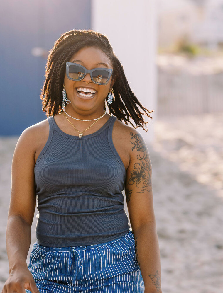 Z Supply Confidential Dark Indigo Gradient Polarized Sunnies