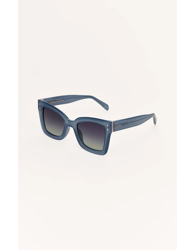 Z Supply Confidential Dark Indigo Gradient Polarized Sunnies