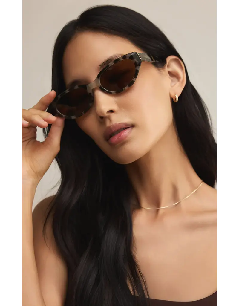 Z Supply Heatwave Brown Tortoise Brown Polarized Sunnies
