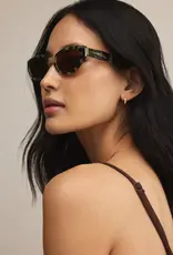 Z Supply Heatwave Brown Tortoise Brown Polarized Sunnies