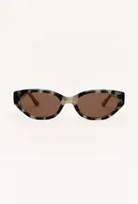 Z Supply Heatwave Brown Tortoise Brown Polarized Sunnies
