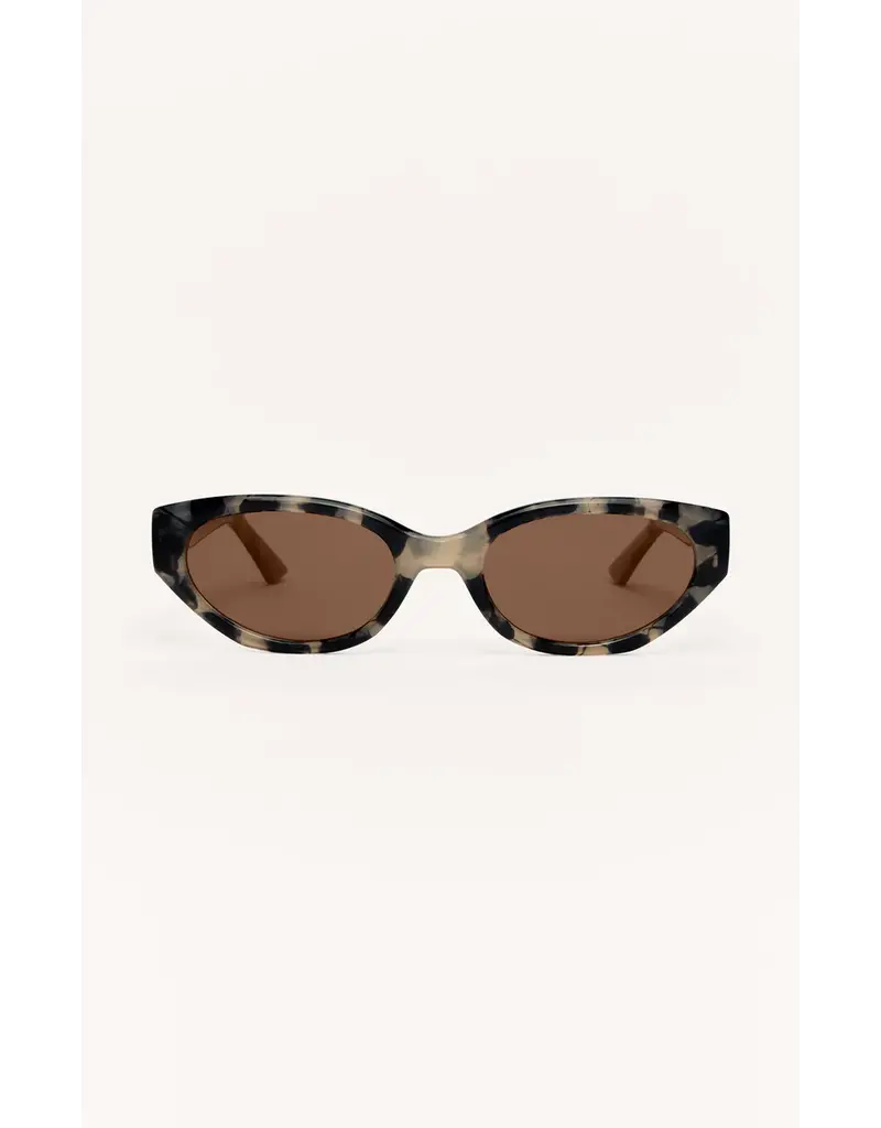 Z Supply Heatwave Brown Tortoise Brown Polarized Sunnies