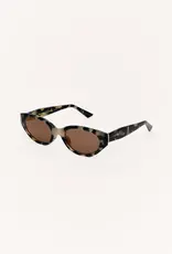 Z Supply Heatwave Brown Tortoise Brown Polarized Sunnies