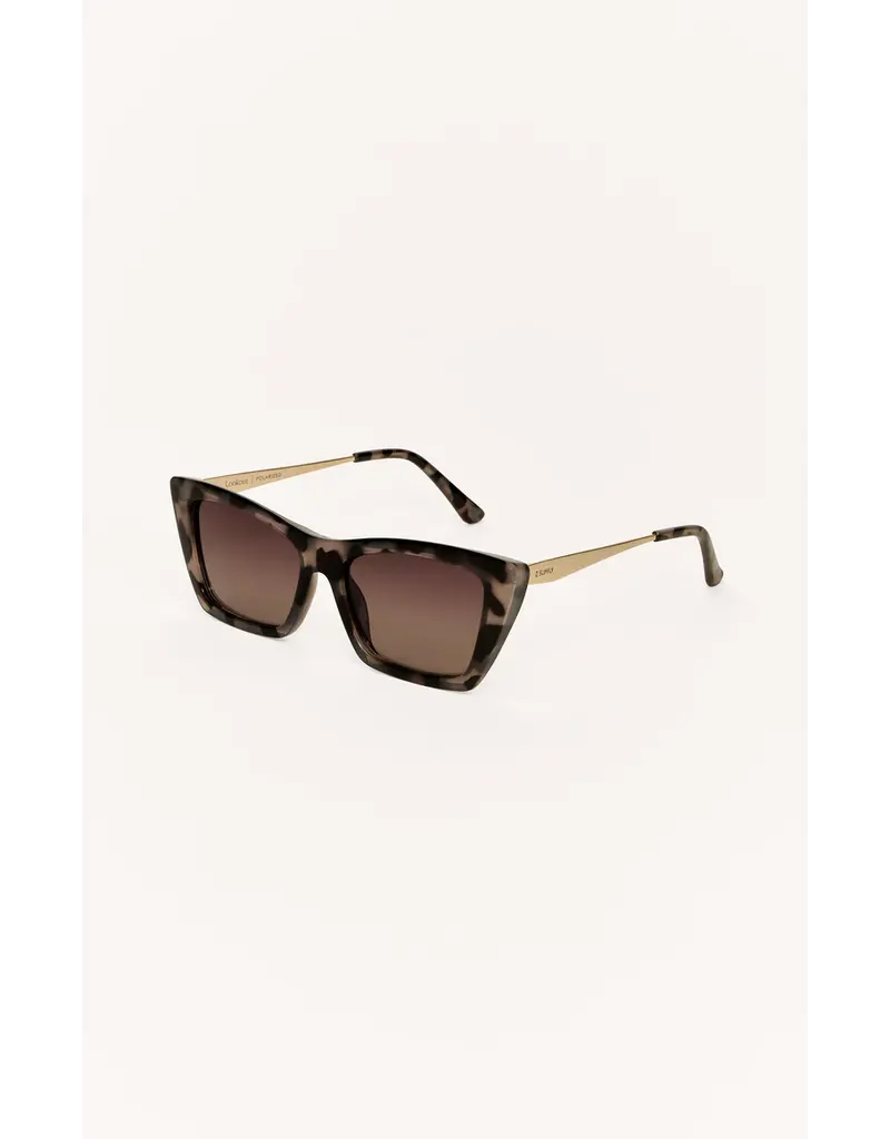 Z Supply Lookout Brown Tortoise Gradient Polarized Sunnies