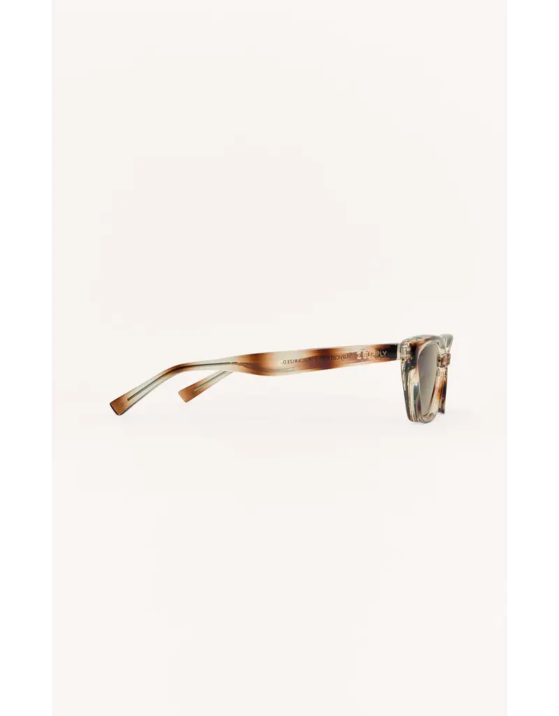 Z Supply Staycation Brown Tortoise Brown Polarized Sunnies