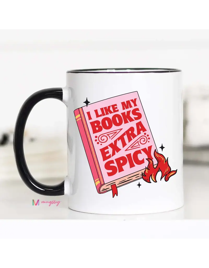 Mugsby I Like my Books Extra Spicy Mug