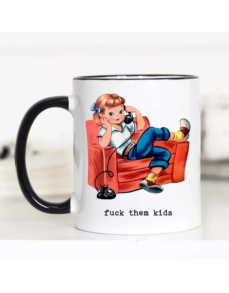 Mugsby F**k them Kids Mug