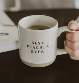 Sweet Water Decor Best Teacher Ever Stoneware Mug