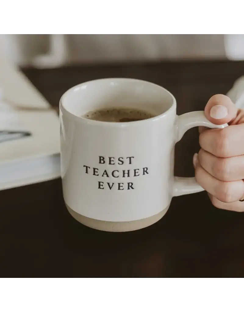 Sweet Water Decor Best Teacher Ever Stoneware Mug
