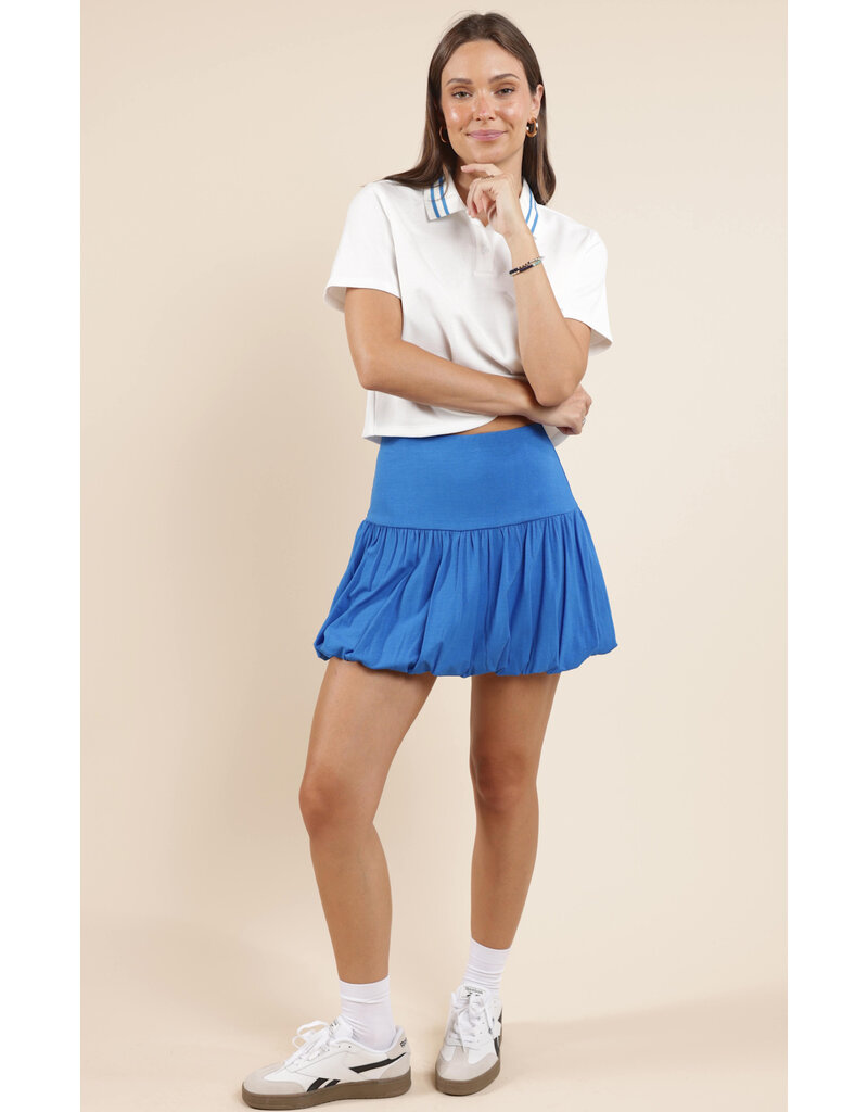Sadie & Sage On My Mind Bubble Hem Skirt