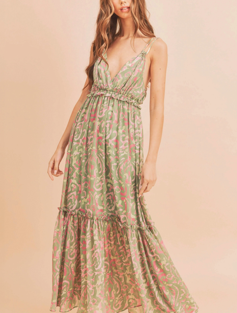 AEMI + CO Davia Maxi Dress
