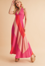 AEMI + CO Gali Colorblock Maxi Dress
