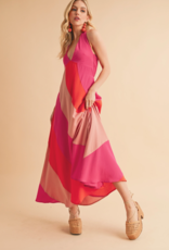 AEMI + CO Gali Colorblock Maxi Dress