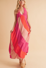 AEMI + CO Gali Colorblock Maxi Dress
