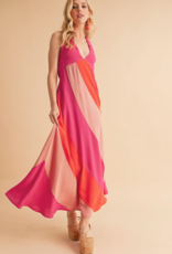 AEMI + CO Gali Colorblock Maxi Dress