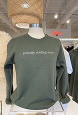 p e t i t r u e Probably Reading Smut Crewneck