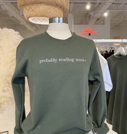 p e t i t r u e Probably Reading Smut Crewneck