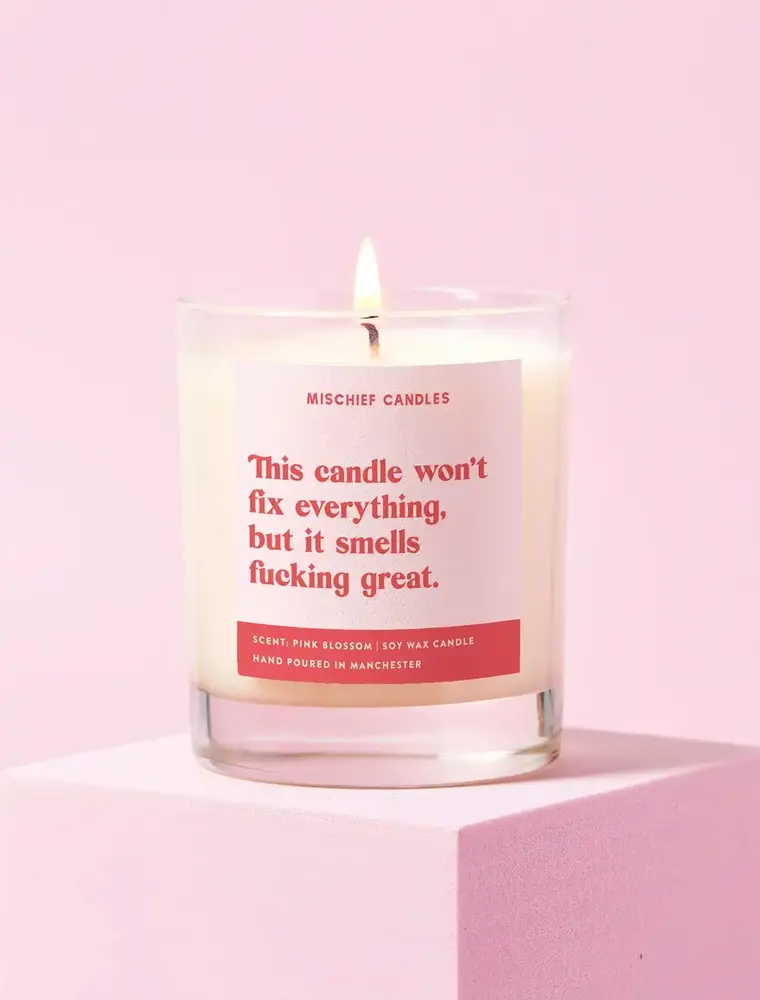 Mischief Candles Thinking Of You Gift Funny Candle