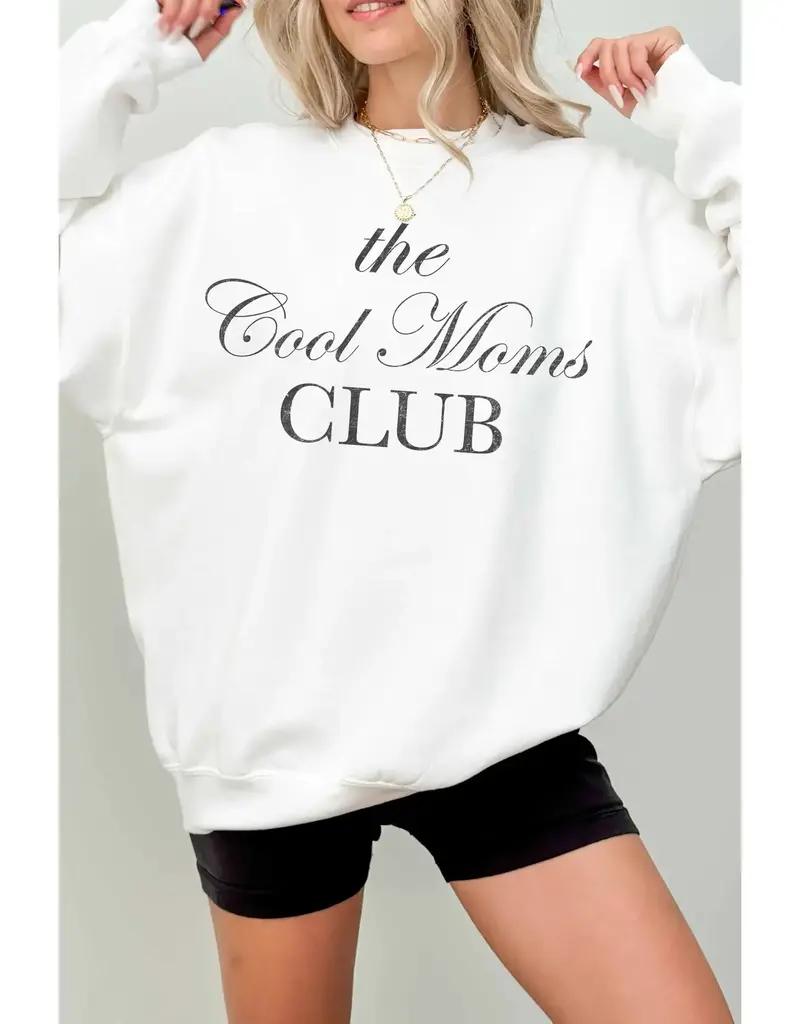 GOOD DAY STREET The Cool Moms Club Oversized Sweatshirt