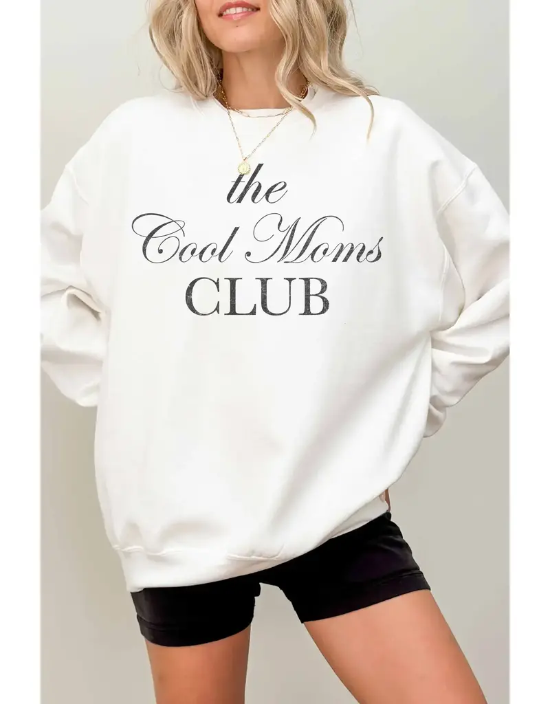 GOOD DAY STREET The Cool Moms Club Oversized Sweatshirt
