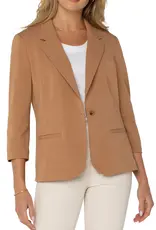 Liverpool Fitted Blazer With Ruched Sleeves