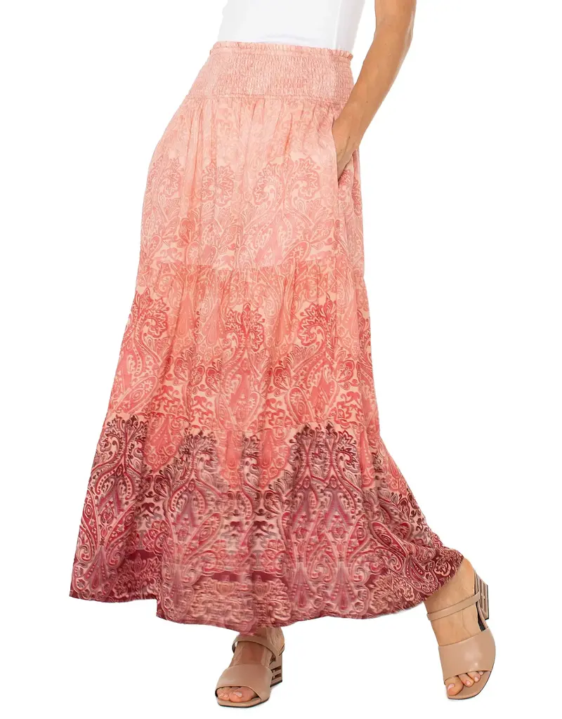 Liverpool Woven Maxi Skirt