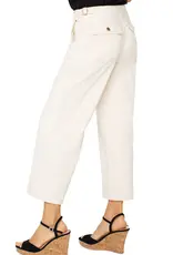 Liverpool Utility Stride Wide Leg Crop W/ Side Tabs