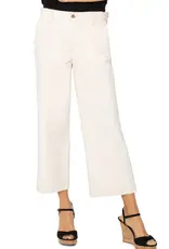 Liverpool Utility Stride Wide Leg Crop W/ Side Tabs