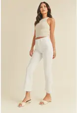 Just Black Denim High Rise Tonal Crop Flare