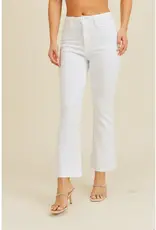Just Black Denim High Rise Tonal Crop Flare