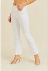 Just Black Denim High Rise Tonal Crop Flare