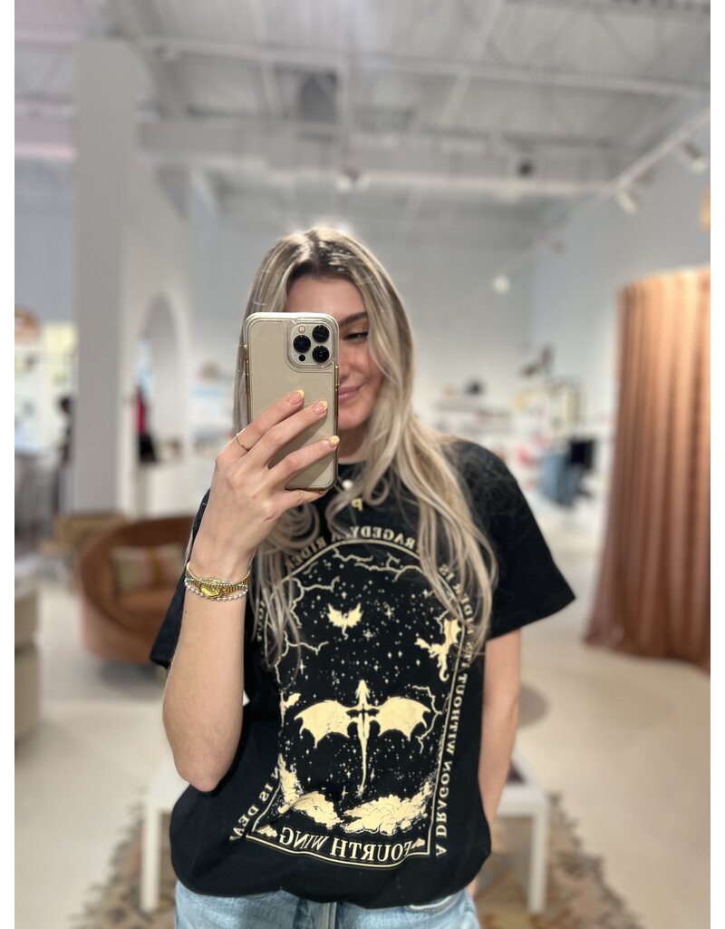 CVH Dreamy LTD Basgiath War College T-Shirt, Fourth Wing Shirt, Book Dragon