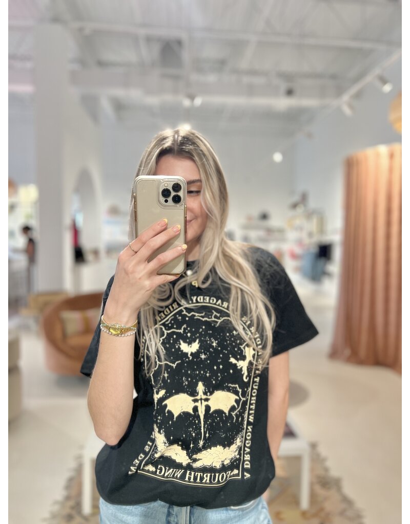CVH Dreamy LTD Basgiath War College T-Shirt, Fourth Wing Shirt, Book Dragon
