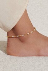 A Littles & Co. ANKLET Gold Plated Pearl