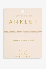 A Littles & Co. ANKLET Gold Plated Pearl