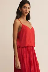 Z Supply Fiore Crinkle Satin Tank