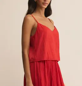 Z Supply Fiore Crinkle Satin Tank