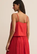 Z Supply Fiore Crinkle Satin Tank
