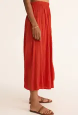 Z Supply Nicoline Crinkle Midi Skirt