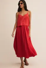 Z Supply Nicoline Crinkle Midi Skirt